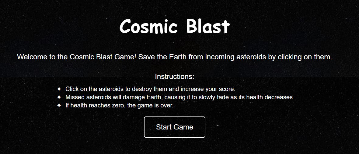 Cosmic Blast